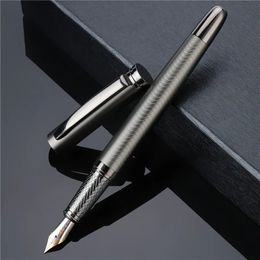 Fountain Pens 1PC High Quality Luxury Ink Nib Pen Gift Box Business Writing Signing Calligraphy Office Stationery Supplies 03924 231011