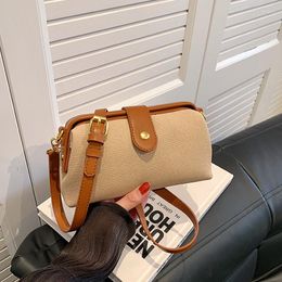 Evening Bags Vintage Design Crossbody Pillow Bag Ladies Clip Phone Purse Small Handbags For Women PU Leather Shoulder Messenger
