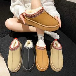 Slippers 2024 New Warm Plush Winter Shoes Women Indoor Slippers Anti-slip Soft Fur Floor Cotton Thick Sole Slippers Female House Shoes x1011