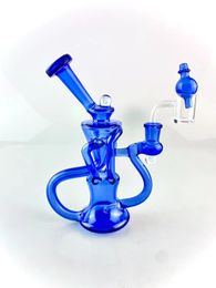 glass pipes recycler smoking Pipe hookah with cobalt blue add 2 opals beautifully designed welcome to order with banger bubble together