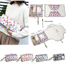 Cloth Diapers Portable Foldable Baby Changing Pads Washable Waterproof Mattress Clean Hand Changing Mats Reusable Travel Pad Diaper Cover 231006