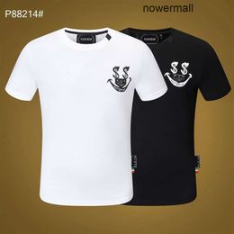 Ts287q Plein Philipps pp BEAR T SHIRT Streetwear Mens Designer Tshirts Brand Clothing Rhinestone Skull Hop Men T-shirts Classical High Quality Hip 4K20