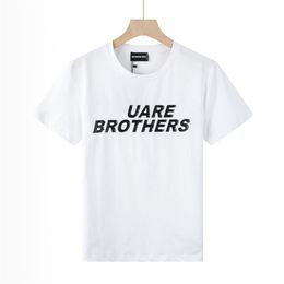 DSQ PHANTOM TURTLE Men's T-Shirts Mens Designer T Shirts Black White Back Logo Skater T-shirt Men Summer Fashion Casual Stree311P
