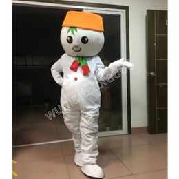 High quality Snowman Mascot Costume Carnival Unisex Outfit Adults Size Christmas Birthday Party Outdoor Dress Up Promotional Props