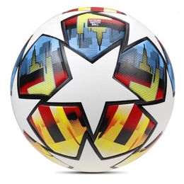 Balls est soccer football footy training ball Size 5 PU Indoor Match outdoor for men women 231011