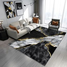 Carpet Modern Abstract Marble for Living Room Home Decorations Sofa Table Large Area Rugs Nonslip Bedroom Floor Mat Entrance 231011