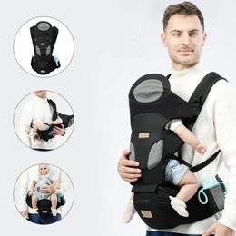 s Slings Backpacks 4 in1 Baby Waist Stool With Storage Bag Kangaroo Shoulder Swaddle Sling Infant Kid Wrap Ergonomic Backpack Hipseat 231010