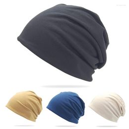 Berets Women Men Stylish Beanie Hat Thin Hip-hop Soft Stretch Slouchy Outdoor Sports Skull Cap Suitable For Spring Autumn Summer