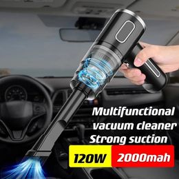 Other Housekeeping Organization Car Cordless Vacuum Cleaner Portable Large Suction Household Cleaning Handheld Dust Collector Small Mini Blower 231011