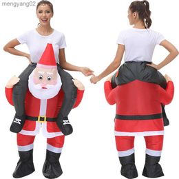 Theme Costume Christmas Santa Claus Adult table Come Fancy Funny Cosplay Clothing For Performance Festival Carnival Party Come T231011