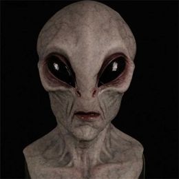 Costume Accessories Halloween Alien Mask Scary Horrible Horror Alien ersoft mask Mask py Party Decoration Funny Cosplay Prop Masks NewL231011