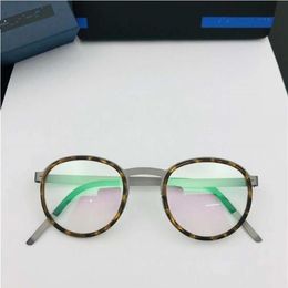 Fashion Sunglasses Frames Denmark Brand Retro Round Titanium Glasses Frame Ultra-light Men Women Eyeglasses Spectacles Prescriptio325M