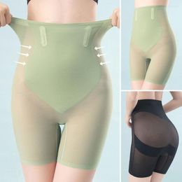 Women's Shapers Net Yarn Stitching Seamless Elastic Shaping Panties Women High Waist Body Shaper Mesh Hip Lift Belly Safety