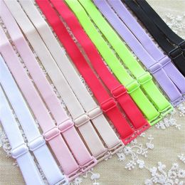 Women's Convertible Bra Strap 1 0 cm wide Adjustable Elastic Soft Shoulder Straps Intimates Accessories bra straps306S