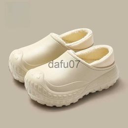 Slippers ASIFN Winter Warm Slippers Women Men Soft Plush Cozy Warm Indoor Fuzzy Eva Boots Footwear House Shoes Fashion Home Cotton Shoes x1011