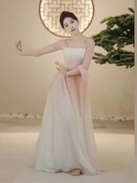 Stage Wear Classical Dancing Dress Elegant Body Charm Gauze Clothes Chinese Classic Dance Art Exam Exercise Clothing Performance Costume