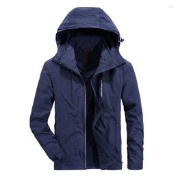 Men's Jackets 2023 Plus Size 8XL 7XL Breathable Outdoor Sprorts Hooded Jacket Men Oversize Spring Mens Softshell And Coats Waterproof