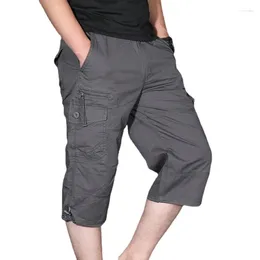 Men's Shorts Mens Belted Cargo Multi-pocket Casual Style