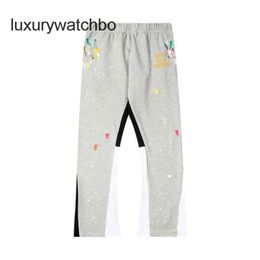 Hoodies Girls Niche Pant Designer Galleries Streetwear Deptts Fashion Stitching Printing Heavy Casual Pants for Boys M3I8