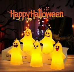 3 pcs, Halloween Ghost Light Cute Hanging Pendant Lamp Ornaments For Party Home Decor Supplies Gifts Halloween Decoration 2023