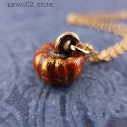 Other Fashion Accessories Official Recommendation New Product Halloween Necklace Jewelry Pumpkin Pendant Alloy Diy Gift Men Women Bead Chain Q231011