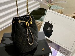 Luxury Chain Bag Gold Ball Designer Bags Women Bucket Bag Crossbody Bags Designer Shoulder Purse Mini Black Clutch