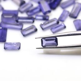 Loose Gemstones Arrival Wholesale Natural Iolite Gemstone Baguette Cut Bulk Supply For Making Jewellery