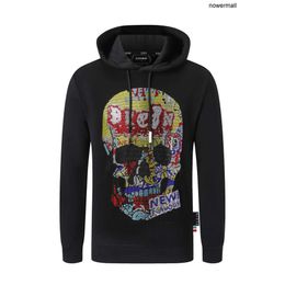 Rhinestone Plein Philipps pp BEAR Pullover Brand Mens PP Hoodies Sweatshirts Men Warm Thick Skull Sweatshirt HipHop Luxury Loose Characteristic Personality V1YJ