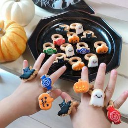 Baking Tools Happy Halloween Mini Ring Biscuit Cookie Mold Cartoon Fondant Cake Cutter Decoration Tool DIY For Kids