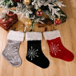 Christmas Decorations Large Xmas Stockings Decoration The Gift For A Friend Beautiful And Elegant Simple Fashionable