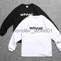 Men's Sweaters Japanese Trend Brand WTAPS Mens Classic Long Sleeve T-Shirt Mens Casual Loose Thin Cotton Print Sweatshirt Street Sport Pullover J231011