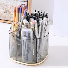 Storage Boxes Brush Organiser For Different Sizes Transparent Makeup Holder 360 Rotating Box Home