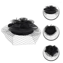 Bandanas Wedding Bride Fascinator Hat Women Tea Party Headdress Banquet Bridal Headband