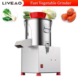 Automatic Onion Carrot Cabbage Ginger Garlic Vegetable Crusher Chopper Cutting Grinder Machine