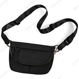 New mens and womens fashionable crossbody waist bag 1.5-liter crossbody belt bag adjustable shoulder belt bag waist bag