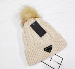 2023New France fashion mens designers hats bonnet winter beanie knitted wool hat plus velvet cap skullies Thicker mask Fringe beanies hats