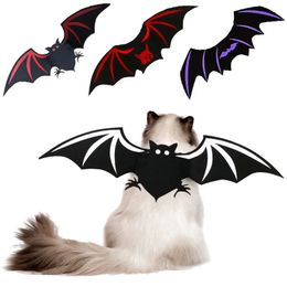 Cat Costumes Pet Cat Small Dog Bat Wing Cosplay Prop Halloween Fancy Dress Costume Outfit Wings Clothes Po Props Cat Accessories 231011