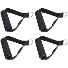 Accessories Heavy Duty Exercise Handles: Gym Resistance Bands Handles Grips For Cable Machines Workout 4Pcs
