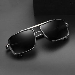 Sunglasses JackJad Classic Vintage Polarised 4413 Style Men Driving Square Pilot Brand Design Sun Glasses UV400