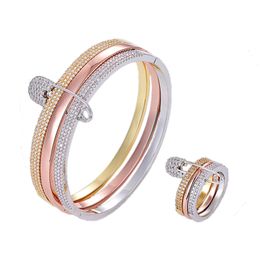 Breites Pin-Rosen-Unisex-Nagelarmband, vergoldet mit 18 Karat Gold, Schmuckarmbänder für Frauen, Mädchen, Damen-Set, Luxus-Schmuck, Designer-Geburtstag, Hochzeit, Party, Verlobung, tägliche Braut