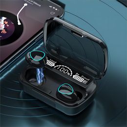 Tws Earbuds Waterproof InEar Hi-fi Stereo Digital Capacity Display High Audio Quality Immersive Experience with Microphone