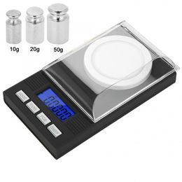 High Precision Electronic Digital Scales With Weight LCD display 100g/0.001g 50g/0.001g 20g/0.001g Gold Diamond Jewelry Balance Kitchen Scale