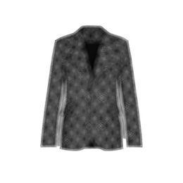 2024 Western clothing mens Blazers designer autumn luxury outwear coat slim fit grid striped plaid geometry coats Male dress suit