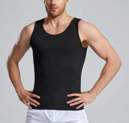 Men's Tank Tops Muscle Vest Ribbed Vertical Strip Quick Drying Elastic Fitness Equipment Sleeveless Spring Summer