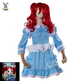 Cosplay The Poppy Doll Cosplay Costume Dress I Am A Real Girl Women Blue Maid Lolita Halloween Party Dresscosplay