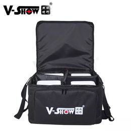V-Show Battery Uplight 6x18w RGBWA+UV 6 in 1 led par light wireless battery & Remote Control 4pcs with bag