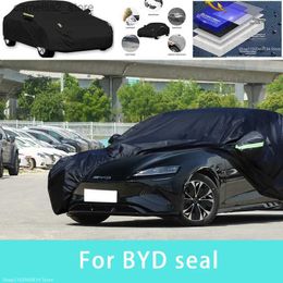 Car Covers For BYD seal Outdoor Protection Full Car Covers Snow Cover Sunshade Waterproof Dustproof Exterior Car accessories Q231012