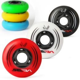 Inline Roller Skates 100% Original SEBA Inline Skates Wheels 85A For Slalom And 90A For Sliding Roller Skating Wheels 72 76 80 mm Patines Tyre 231012