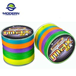 Braid Line 300M MODERN Braided Fishing Line MAX8X Series Multicolor 10M 1 Color Mulifilament Japan PE Fishing Rope 8 Strands Braided Wires 231012