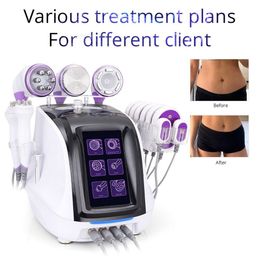 6 in 1 Desktop Vacuum System Cellulite Burst Body Slimming RF Wrinkle Remove Skin Tighten Collage Regenerate Beauty Apparatus with Laser Pads for Lipolysis